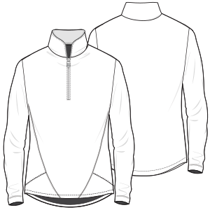 Moldes de confeccion para HOMBRES Remeras Chomba Lycra 702